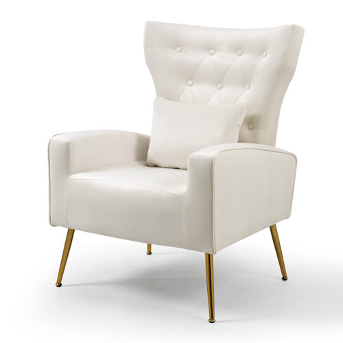 Mercer41 Ireal Velvet Armchair & Reviews Wayfair
